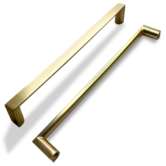 10-Pack Brushed Brass Cabinet Pulls Handles | 5-inch | 7-1/2 inch
